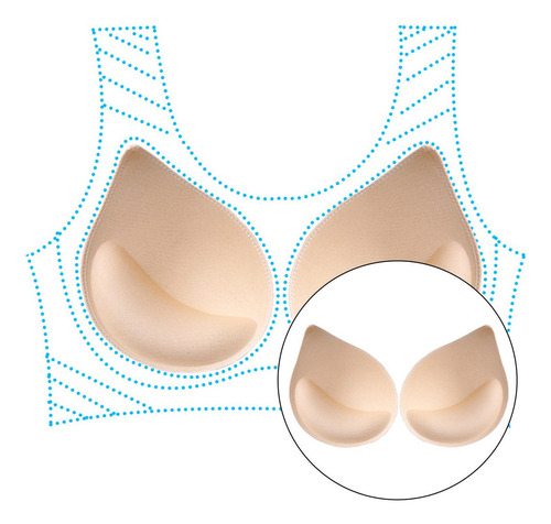 Bikini Deportivo Transpirable Extraíble Reforzador De