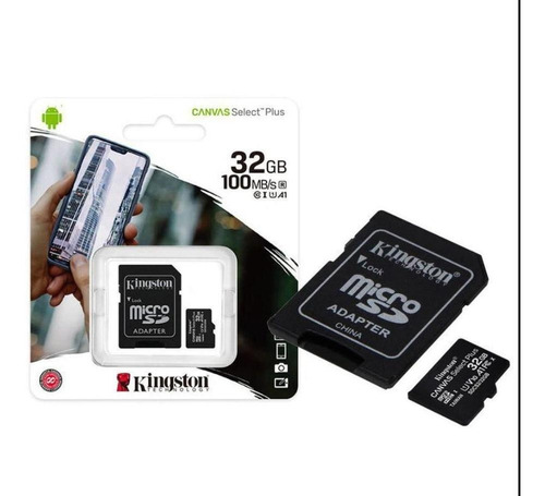 Imagem 2 de 4 de Cartão De Memória 32gb Kingston, Micro Sd Classe 10