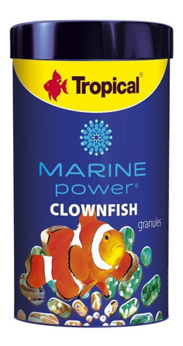 Ração Tropical Clownfish 65g Marine Power Para Peixe Palhaço