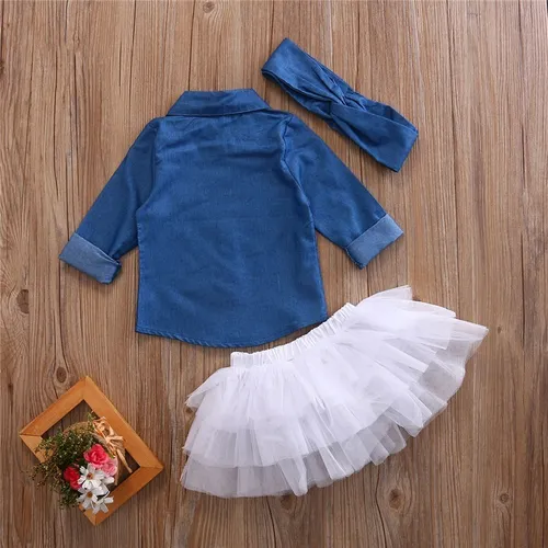Saia de tule hotsell com camisa jeans