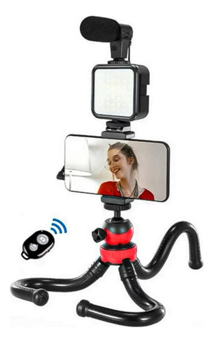Trípode Set Para Video Making Portátil Ay-49g