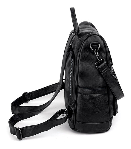 Mochila Antirrobo Para Mujer Monedero Pu Cuero Bordado ...