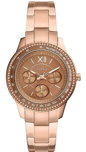 Reloj Fossil Stella De Cuarzo Acentuado Con Cristal 