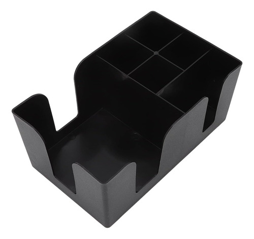 Organizador De Condimentos Y Tazas Para Cafetería Color Negro