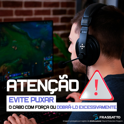 Fone De Ouvido Com Fio Headphone Celular Headset Gamer