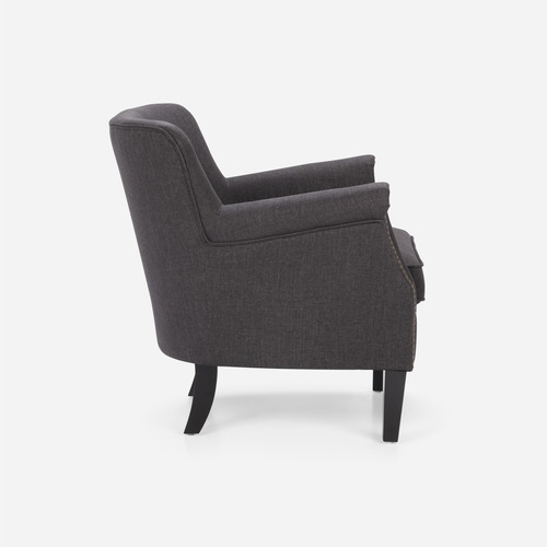 Poltrona Beatriz Tela Charcoal