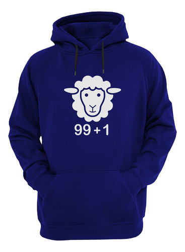Oveja 99+1 Lucas 15 Buzo Canguro Cristiano Friki Tu Eres