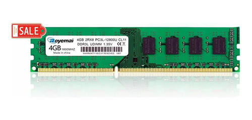 Memoria Ram Royemai Ddr3l 1600mhz De 4gb Para Computadora