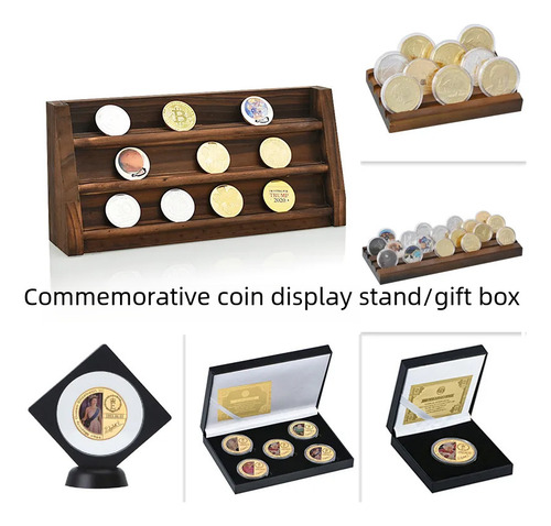 Caja De Regalo Vacía De Madera Para Monedas Pino Quemado