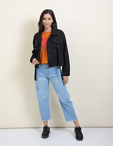 Chaqueta Paño Mujer Soluna Moda Detalle Botones Abrigada