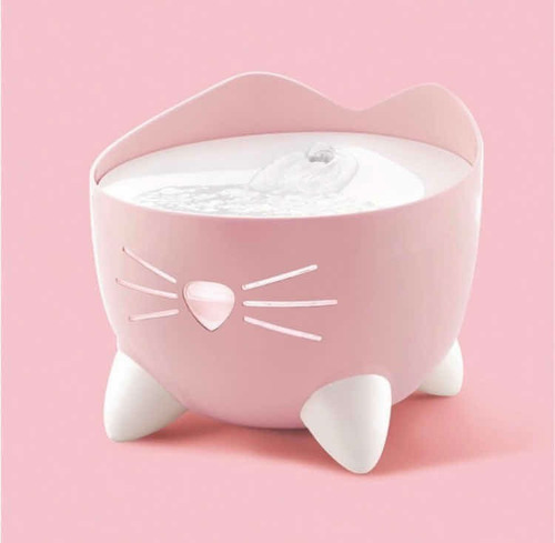 Bebedero Para Gato Fuente Automática Catit Pixi Rosa 2l