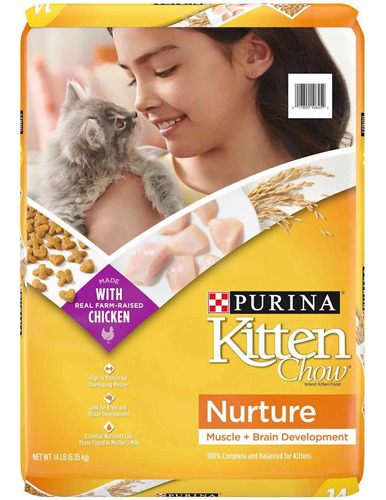 Comida Para Gatos Purina Kitten Chownurture 14lb