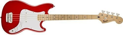 Squier Fender Bronco Bass, Torino Rojo Con Diapasón De Arce.