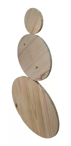 Círculo de Madera de Pino