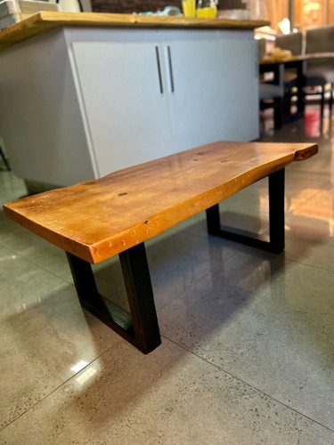 Mesa De Centro Madera Pino Vitrificada, 1,00x0,52x0,43altura