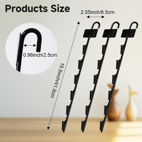 Ganchos Para Colgar Chips De 42 Cm Con 6 Chips Para Tarjetas