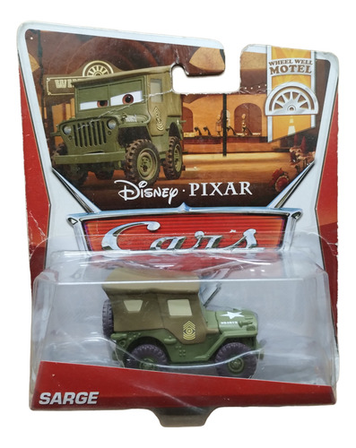 Cars Mattel Sarge Die-cast Escala 1:55 Verde