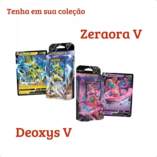 Baralho Batalha V - Deoxys-V e Zeraora-V