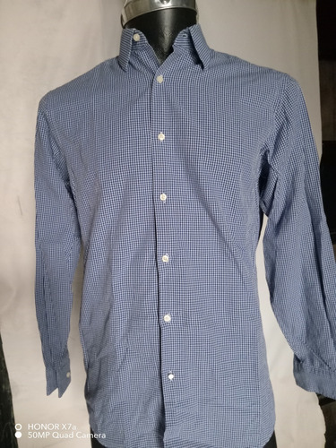 Camisa Been Shermaan 14 1/2/32-33 S Azules Y Blanco