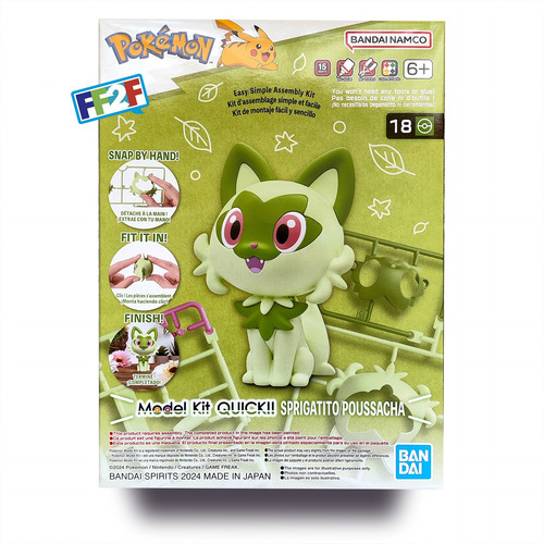 Sprigatito Bandai Pokemon Figura (Usado)