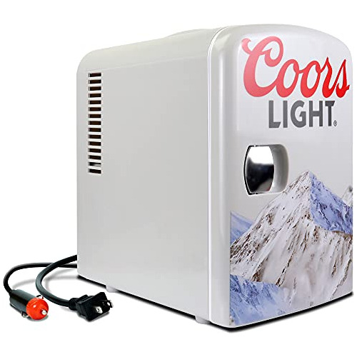 Coors Light 4l Portable Mini Fridge With 12v Dc And 110...