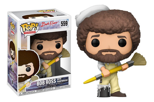 Funko Pop Tv Bob Ross Bob Ross Mono