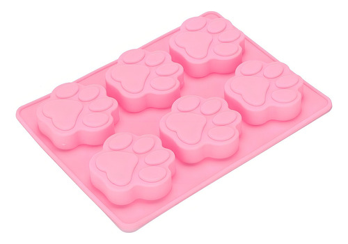 Para Molde De Silicon En Forma De Huella De Perro Color