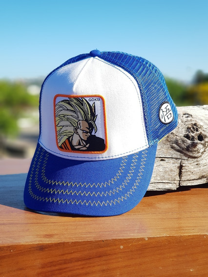 Gorro Dragon Ball Goku Azul Blanco Calidad Premium Grado A+ | Cuotas sin interés Gorro Dragon Ball Goku Azul Blanco Calidad Premium Grado A+ | Cuotas sin interés