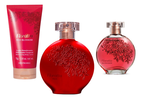 Kit Presente Natal Floratta Red (3 Itens)
