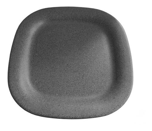 10 Platos Melamina Granite Gris 10 Pulgadas