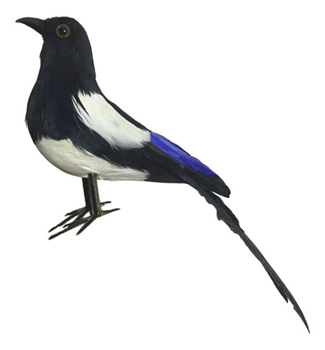 Urraca-pájaro De Imitación, Modelo De Pluma 21cm