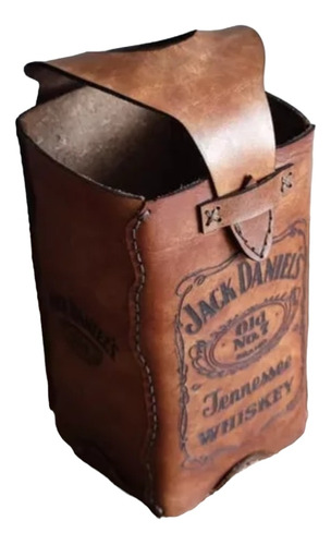 Porta Botella De Cuero, Jack Daniels,estuche, Hombre, Regalo