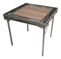 Comprar Mesa De Dominó Metalnet Pint Transp Tope Madera + Luz Desk-d
