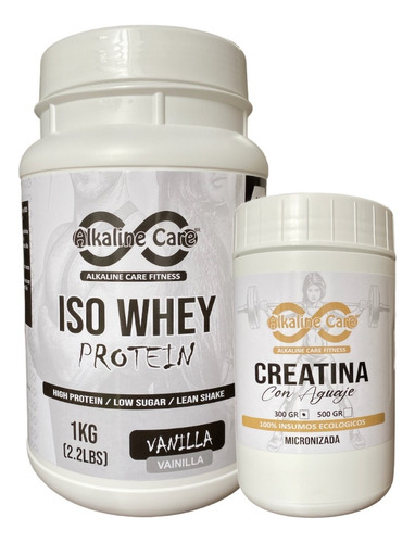 Whey Protein Iso (proteína) 1kg + Creatina Con Aguaje 300gr