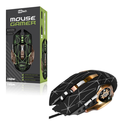 Mouse Óptico Gamer Jogos Tiro Rpg Computador Pc Dpi E Sports