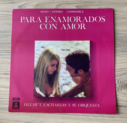 Vinilo Helmut Zacharias Y Su Orquesta - Para Enamorados Con