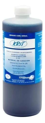 Krit Desinfectante Solución Germicida 500 Ml Anticorrosivo