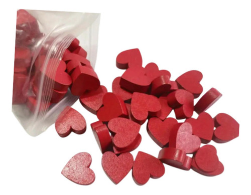 100x Corazón De Valentín, Letrero De Madera, Decoración