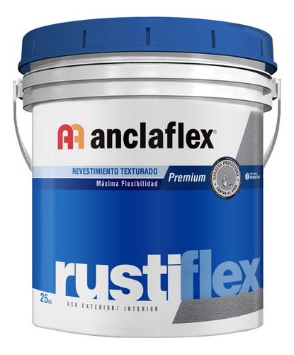 Revestimiento Acrilico Rodillo Rustiflex Anclaflex 25k M M