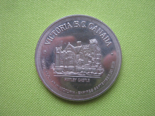 Canadá 1 Dólar 1979 Castillo Hatley Columbia B. Fantasía  