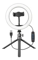Comprar Aro De Luz Led C Tripie Redes Sociales Videos Vlogging Foco