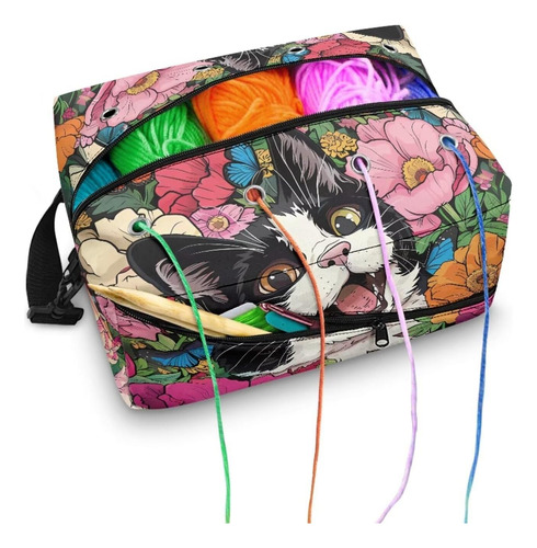 Bolsa De Almacenamiento Grande Para Hilo Y Accesorios De Tej