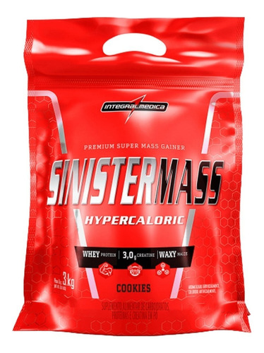 Sinister Mass Hypercaloric 3kg Integralmédica SABOR:Cookies
