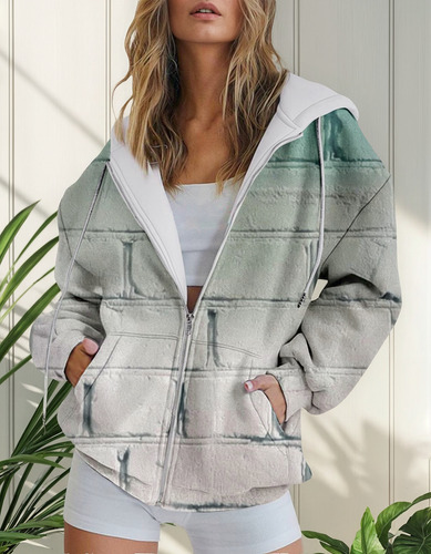 Sudadera Con Capucha Degradada 3d Otoño 2023