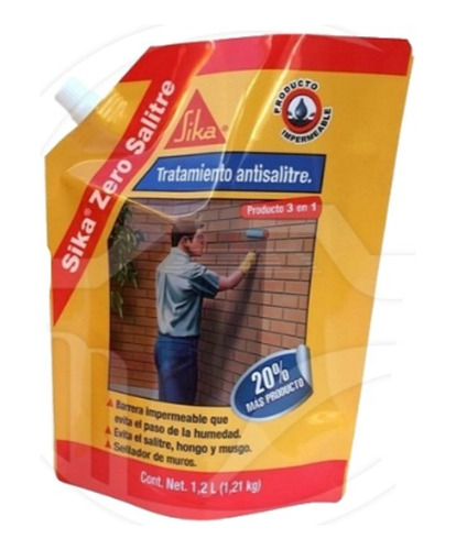 4 Sika Zero Salitre Doypack 1.2lts S