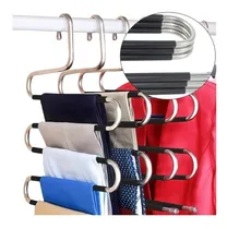 Comprar Perchas Plegable Antideslizantes Organizador De Pantalones