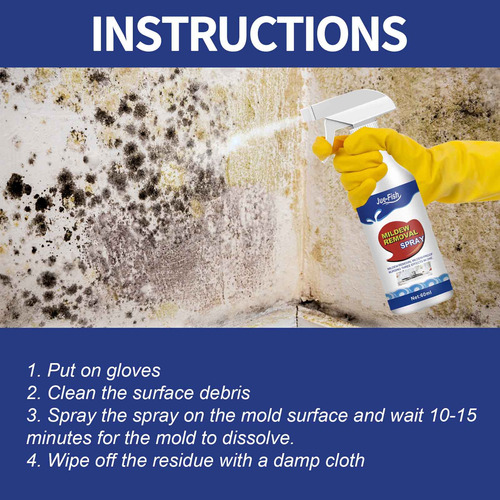 Spray De Remoção De Mofo W Adequado Para Paredes, Azulejos E