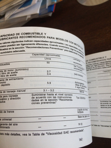 Nissan V16 Manual Del Propietario (Usado)