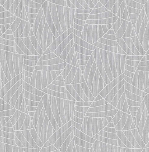 Imagen 2 de 4 de Papel Tapiz Gris Geométrico