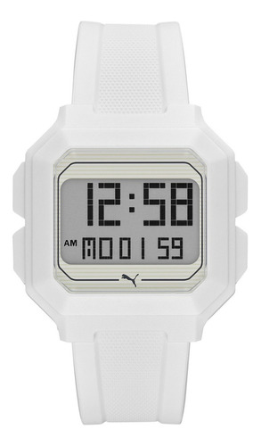 Reloj Puma Hombre Silicona Digital Cuadrado 50m P5018
